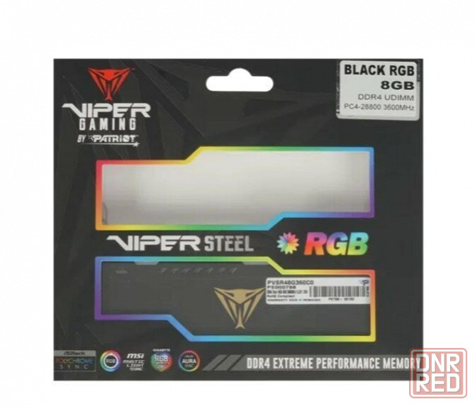 Модуль памяти Patriot Viper Steel Rgb Dimm 8gb Pc28800 Ddr4 Pvsr48g360c0 (арт-8114) Донецк - изображение 4
