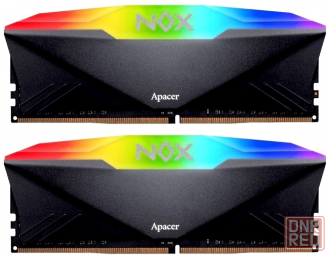 Модуль памяти Apacer Ddr4 3600 16gb Dimm Nox Rgb Black Gaming Memory Ah4u16g36c25ynbaa-2 Non-Ecc, Cl Донецк - изображение 4