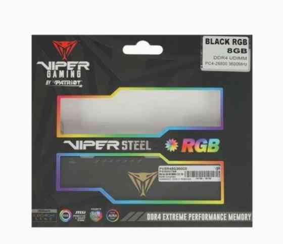 Модуль памяти Patriot Viper Steel Rgb Dimm 8gb Pc28800 Ddr4 Pvsr48g360c0 (арт-5343) Макеевка
