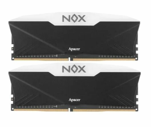 Модуль памяти Apacer Ddr4 3600 16gb Dimm Nox Rgb Black Gaming Memory Ah4u16g36c25ynbaa-2 Non-Ecc, Cl Макеевка