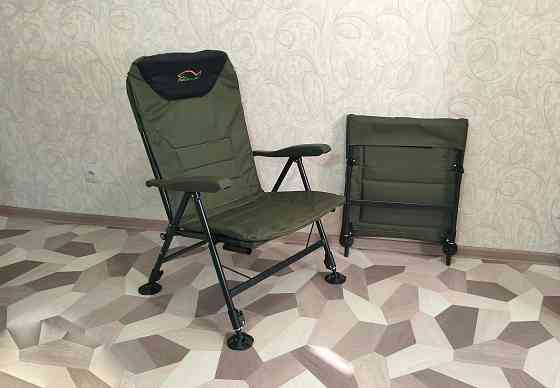 Карповое кресло "Komandor" с подставкой для ног Донецк