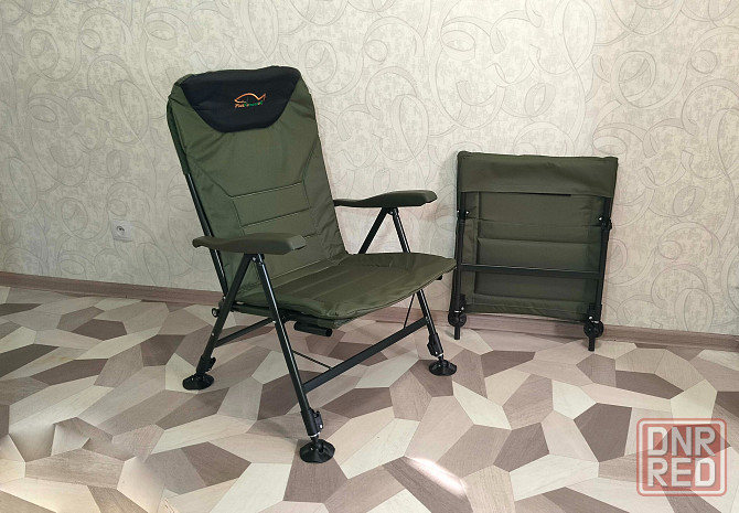 Карповое кресло "Komandor" с подставкой для ног Донецк - изображение 3