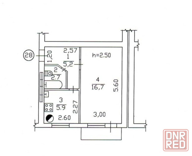 Продажа 1 но комнатной квартиры в Калининском районе Донецк - изображение 7