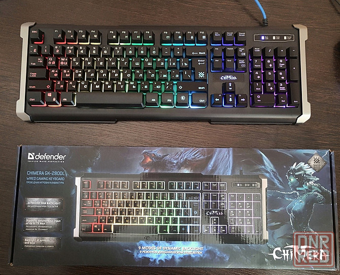 Игровая клавиатура RGB Defender Chimera Горловка - изображение 1