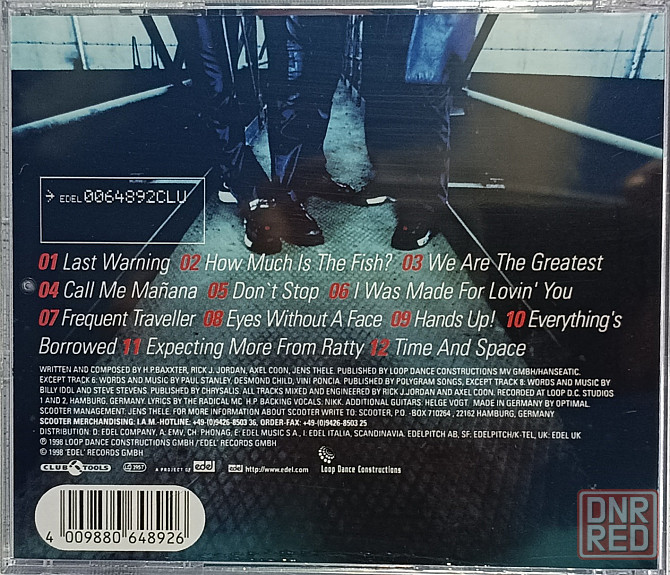 CD диск Scooter - No Time To Chill - Донецк - изображение 2