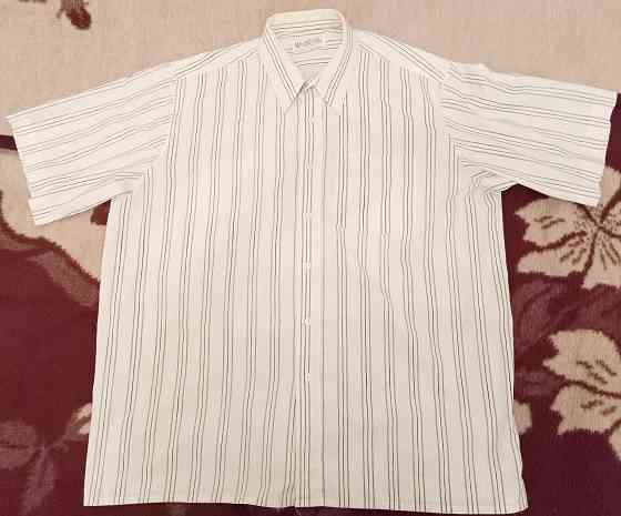 Отдам бесплатно / даром: б/у рубашка мужская с коротким рукавом, Paulo Verdi, белая, размер XL /17,5 Донецк