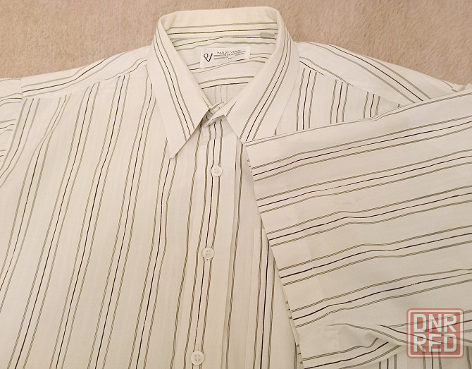 Отдам бесплатно / даром: б/у рубашка мужская с коротким рукавом, Paulo Verdi, белая, размер XL /17,5 Донецк - изображение 2