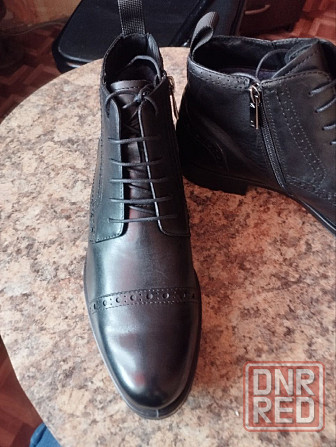 Зимние ботинки из натуральной кожи. Новые. Донецк - изображение 3