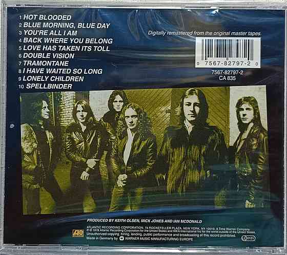 CD диск Foreigner - Double Vision - Донецк