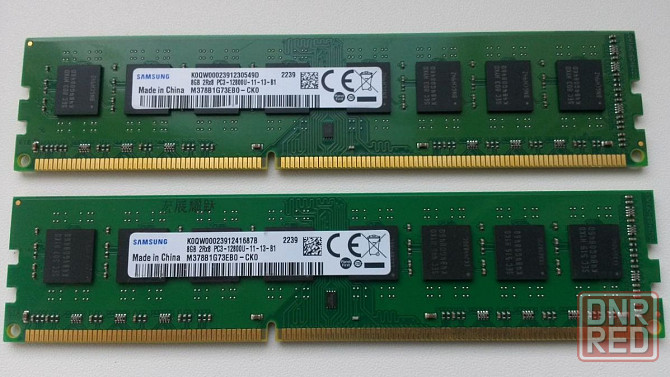 Samsung DDR3 16 Гб (2х8) 1600 МГц Донецк - изображение 1
