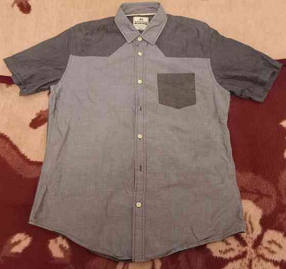 Отдам бесплатно / даром: б/у рубашка мужская с коротким рукавом, голубая/синяя, twistedsoul, р-р M Донецк