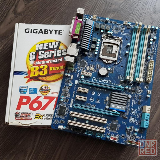 Материнская плата GIGABYTE GA-P67A-D3-B3 Донецк - изображение 1