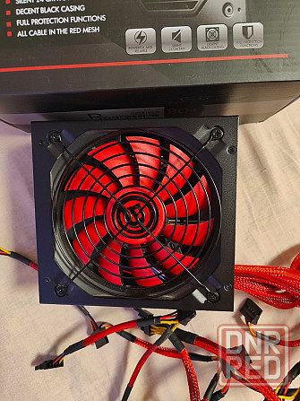 Блок питания Ginzzu PC800 14CM 80+ Донецк - изображение 1