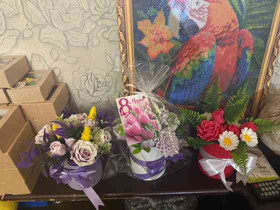 Цветы из мыла. Отличный подарок к 8 марта Донецк