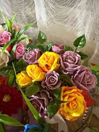 Цветы из мыла. Отличный подарок к 8 марта Донецк