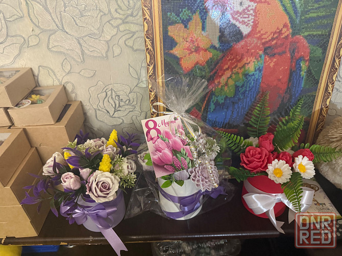 Цветы из мыла. Отличный подарок к 8 марта Донецк - изображение 6