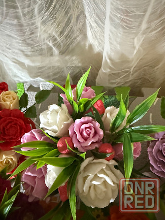 Цветы из мыла. Отличный подарок к 8 марта Донецк - изображение 4