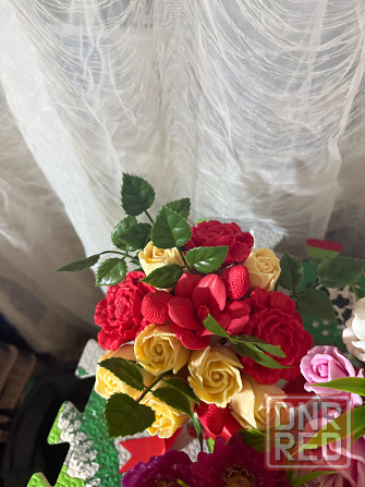 Цветы из мыла. Отличный подарок к 8 марта Донецк - изображение 5