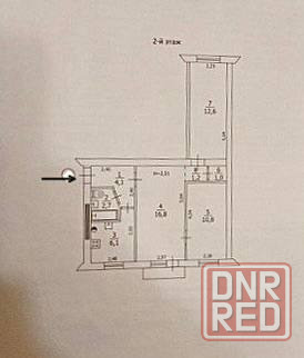 Продажа 3 ком. квартиры в Ворошиловском р-не, г. Донецк, (оиентир Парк кованных фигур) Донецк - изображение 1
