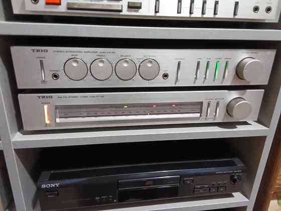 Музыкальный комплект.Trio ka 60.tuner kt 60.колонкиToshiba Луганск