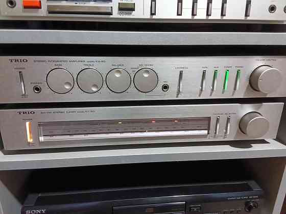 Музыкальный комплект.Trio ka 60.tuner kt 60.колонкиToshiba Луганск