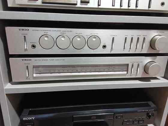 Музыкальный комплект.Trio ka 60.tuner kt 60.колонкиToshiba Луганск
