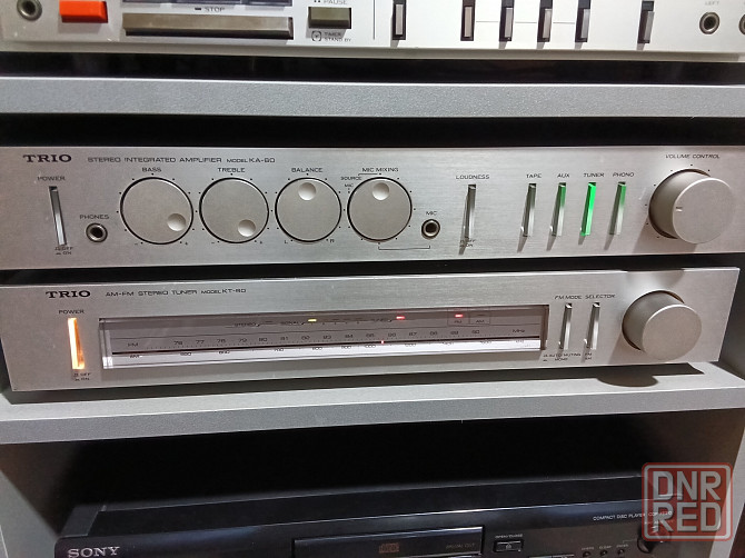 Музыкальный комплект.Trio ka 60.tuner kt 60.колонкиToshiba Луганск - изображение 1