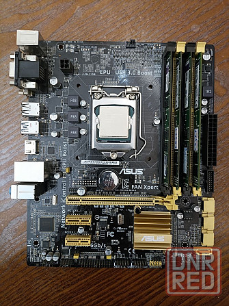 Комплект Asus B85M-G + i5-4570 (сокет 1150) Макеевка - изображение 1