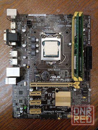 Комплект Asus H81M-Plus + i5-4570 (сокет 1150) Макеевка - изображение 1