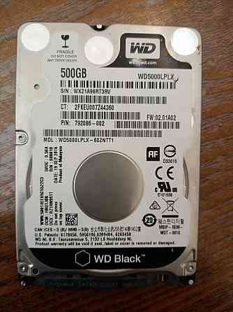 WD Black 500Gb 2.5 Макеевка