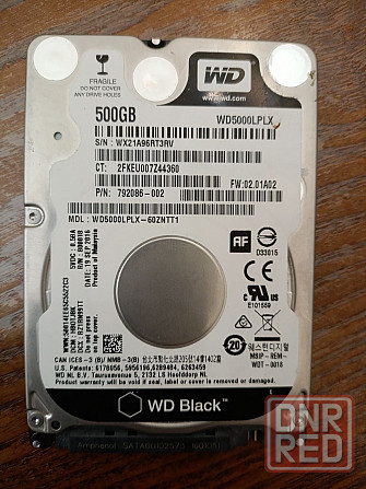 WD Black 500Gb 2.5 Макеевка - изображение 1