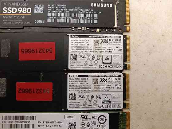 SSD NVME Samsung 512Gb (3,0 и 4,0) Макеевка