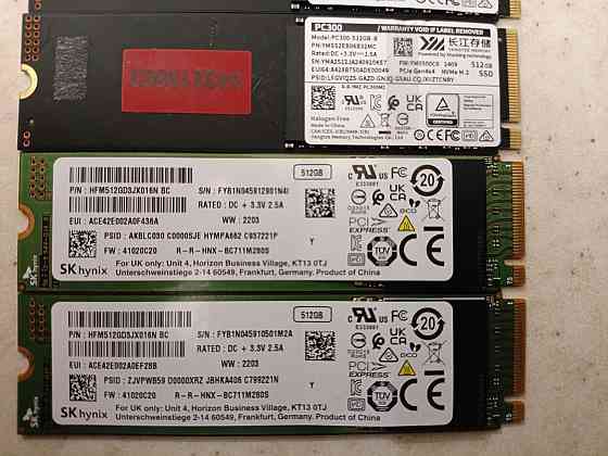 SSD NVME Samsung 512Gb (3,0 и 4,0) Макеевка