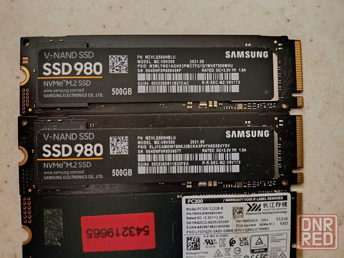 SSD NVME Samsung 512Gb (3,0 и 4,0) Макеевка - изображение 2