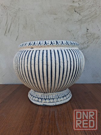 Горшок для цветов из шамотной глины Донецк - изображение 1