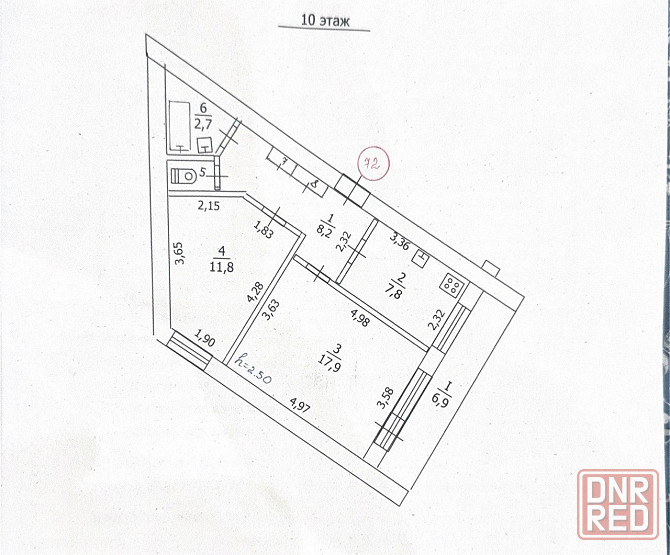 Продажа 2х Комнатной Квартиры в Самом Сердце Макеевки ! Документы Готовы! Макеевка - изображение 2