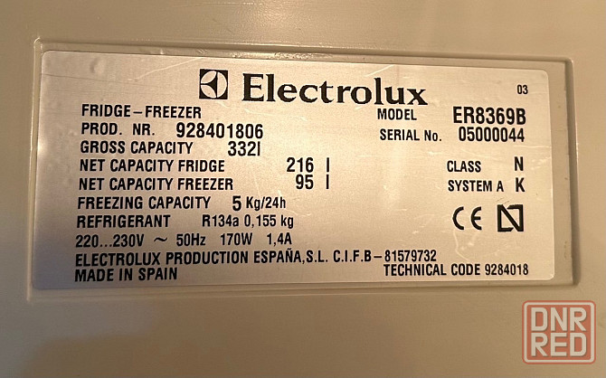 Продам холодильник Electrolux. Донецк - изображение 3