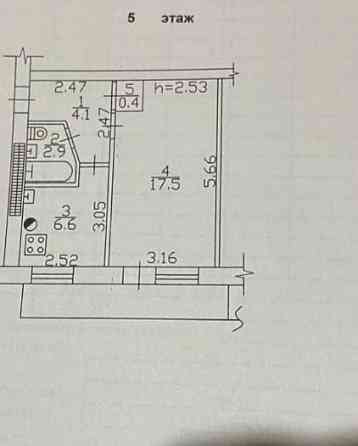 Продаётся 1- комнатная квартира, Оцкб Донецк
