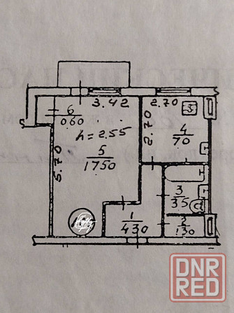 1-комнатная квартира, Текстильщик Донецк - изображение 1