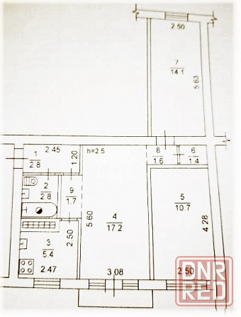 3-х комн. требует ремонта, ул. 50-й Гвардейской Дивизии. Донецк - изображение 5