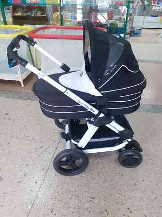 Универсальная коляска 2 в 1 "TURBO 6S", White-black. Донецк