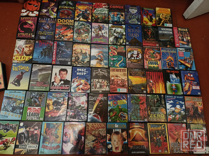 картриджи sega +приставки из 90х,коллекция Макеевка - изображение 1