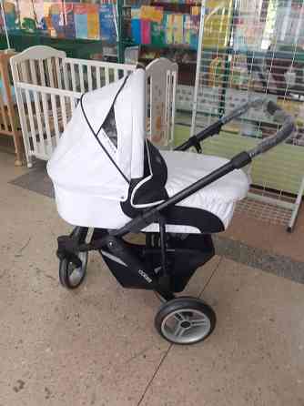 Универсальная коляска 2 в 1 "COBRA", puzzle white. Донецк
