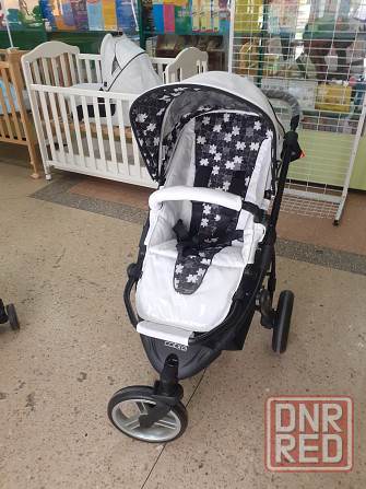 Универсальная коляска 2 в 1 "COBRA", puzzle white. Донецк - изображение 2