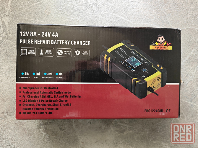 Зарядка для автомобильного аккумулятора 12-24V авт Макеевка - изображение 1