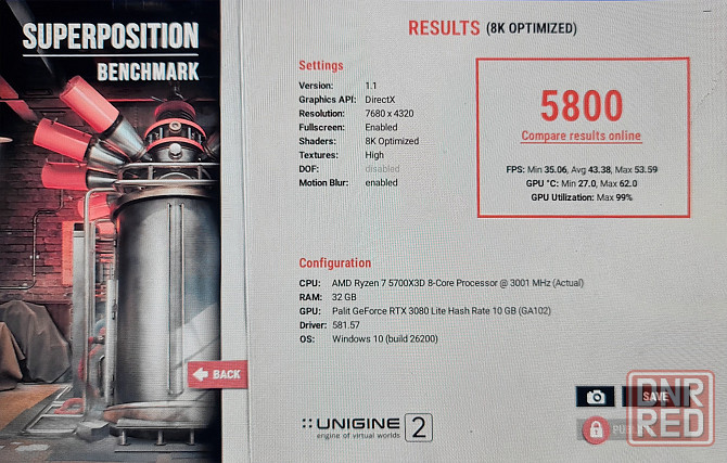 Видеокарта RTX 3080 Донецк - изображение 3