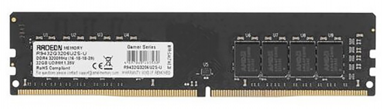 Оперативная память Dimm Ddr4 Amd 32гб 3200 мгц Cl16 R9432g3206u2s-U (арт-8724) Макеевка
