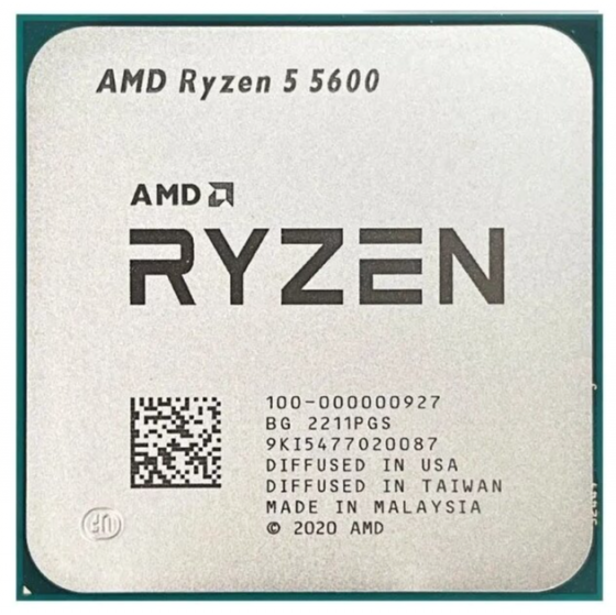 Процессор Amd Ryzen 5 5600 Am4, 6 X 3500 мгц, Oem (арт-8645) Макеевка