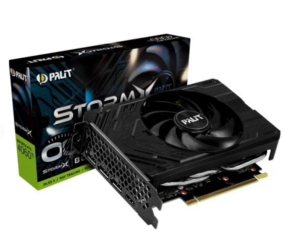 Видеокарта Palit Geforce Rtx 4060ti Stormx Oc 8gb (Ne6406ts19p1-1060f) (арт-2881) Донецк
