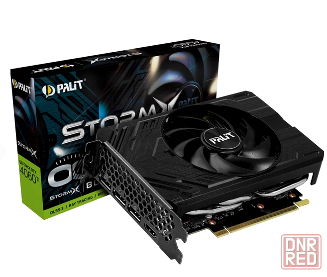 Видеокарта Palit Geforce Rtx 4060ti Stormx Oc 8gb (Ne6406ts19p1-1060f) (арт-2881) Донецк - изображение 1